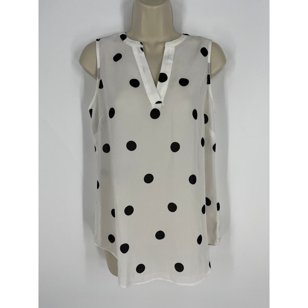 Adrianna Papell Pokadot Tank (B11#9)
